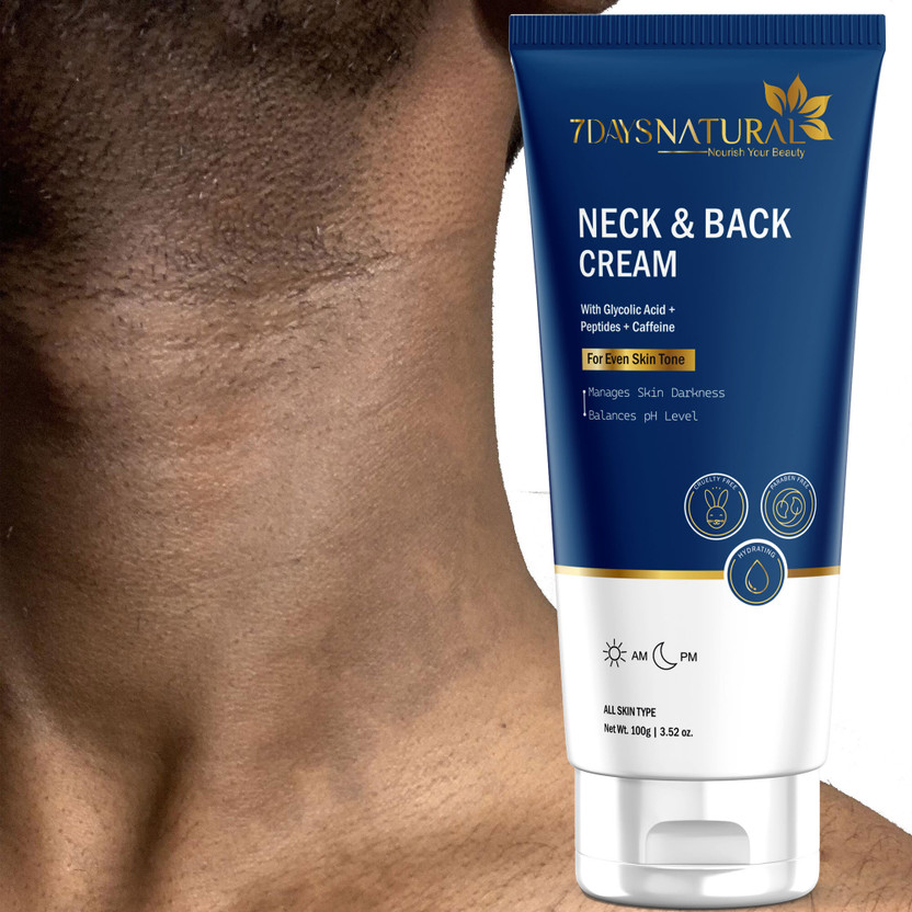 7days natural Dark Neck Back Whitening Cream For Dark Neck Ankles Knuckles Elbows Underarm(100 g)