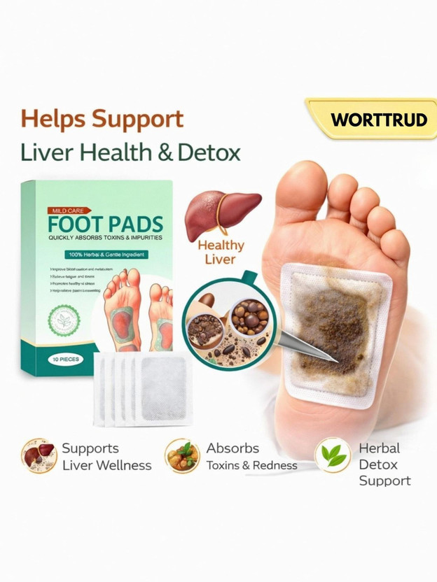 WORTTRUD Footpath | Detox Foot Pads For Overnight Wellness Care09(4 g)