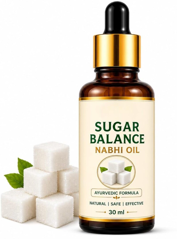 EJAX Sugar Balance Navel Oil | Herbal Nabhi & Belly Button Massage Oil |(30 ml)