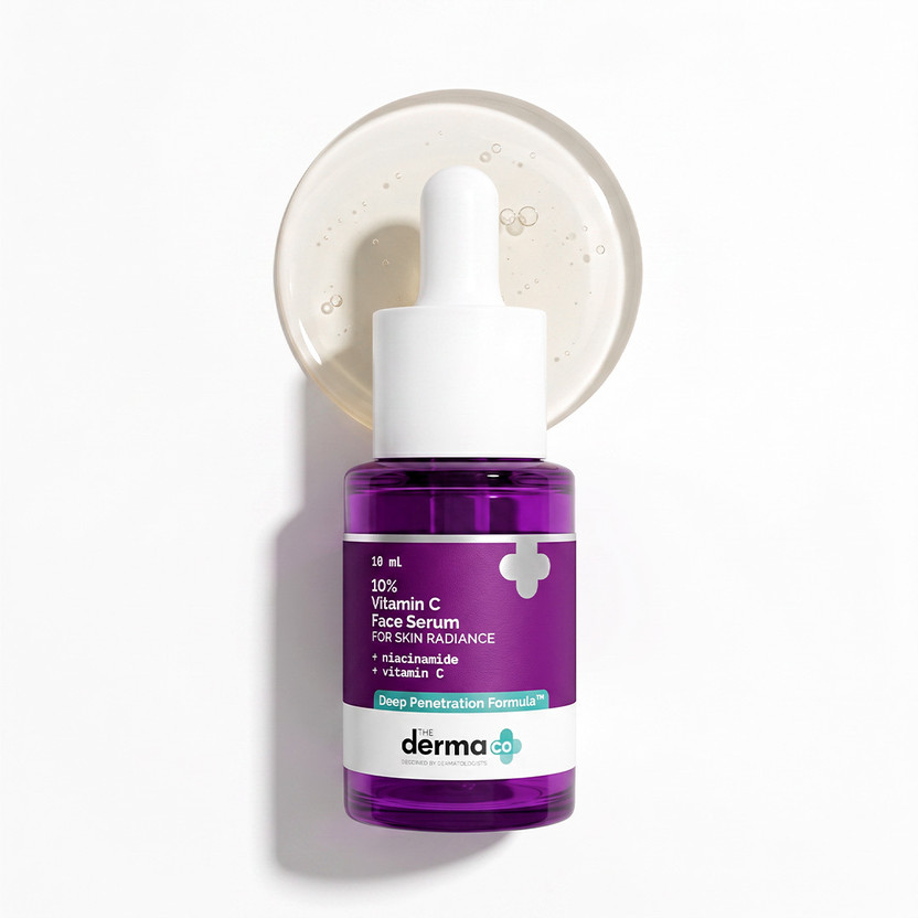 The Derma Co 10% Vitamin C Face Serum for Radiant Skin with 5% Niacinamide & Hyaluronic Acid(10 ml)