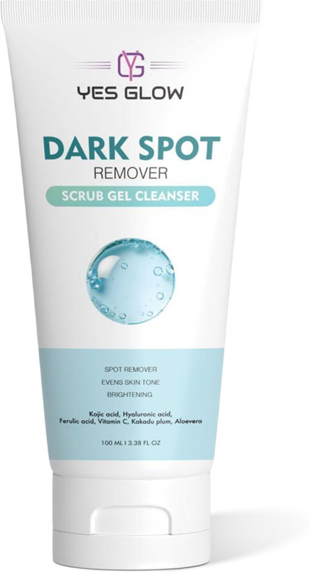 YES GLOW Dark Spot Remover Scrub Gel Cleanser(100 ml)