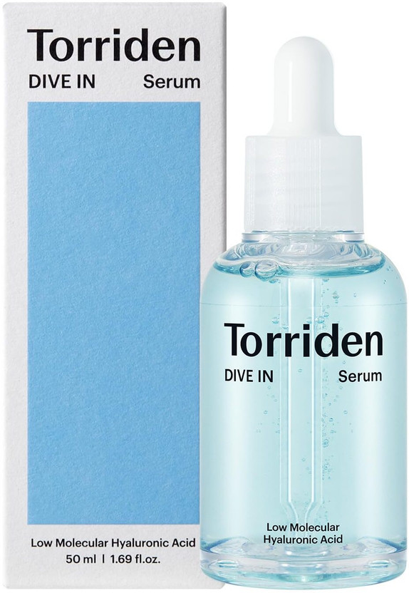 Torriden DIVE-IN Low-Molecular Hyaluronic Acid Serum, 1.69 fl oz(50 ml)