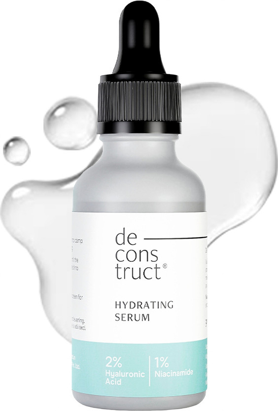 Deconstruct Hydrating Serum 2% Hyaluronic Acid| For Intense Hydration, Plump & Glowing Skin(30 ml)