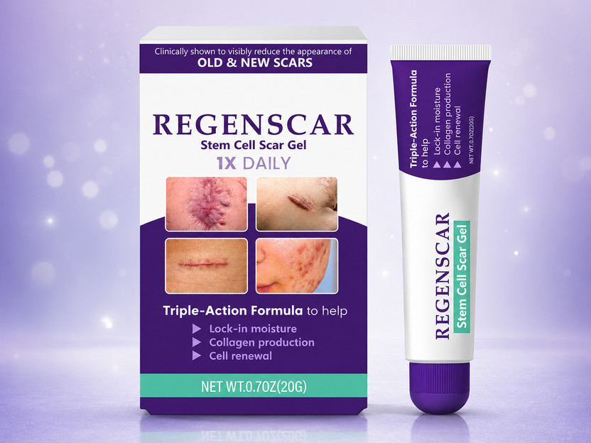 James Rose REGENSCAR Stem Cell Scar Gel, Triple-Action Formula for Old & New Scars, Daily Scar Care Treatment(20 g)
