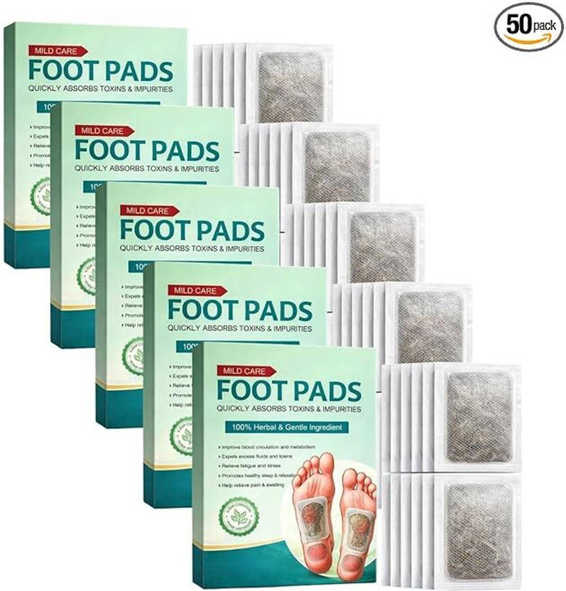 OLTRIV Foot Pads Weight Loss | Gentle Herbal Cleanse For Morning Clarity 50 Patches(500 g)