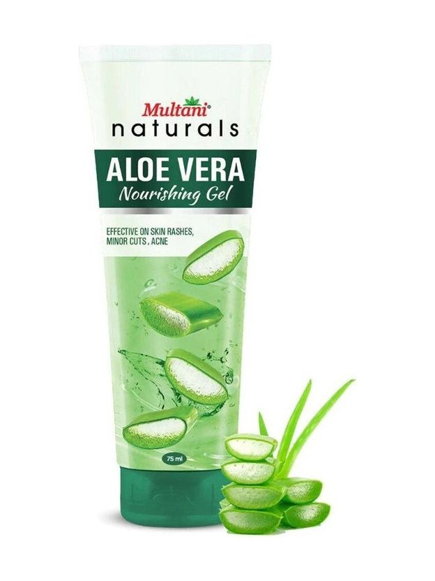 Multani Natural Aloe Vera Face Gel | Anti- Acne & Pimple | Control Wrinkles -(75 ml)