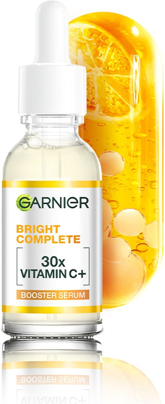 GARNIER Vitamin C + Face Serum for Skin Brightening with 2% Niacinamide & 0.5% BHA(30 ml)