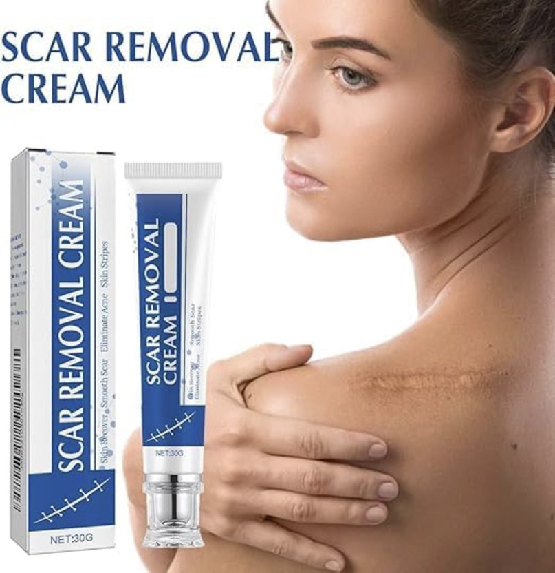 SCRILLS Scar Removal Cream & Silicone Gel | Advanced Scar Treatment for, Keloids & Stretch Marks | Scar Repair Cream for Old & New Scars | Scar Gel for Face & Body(20 g)