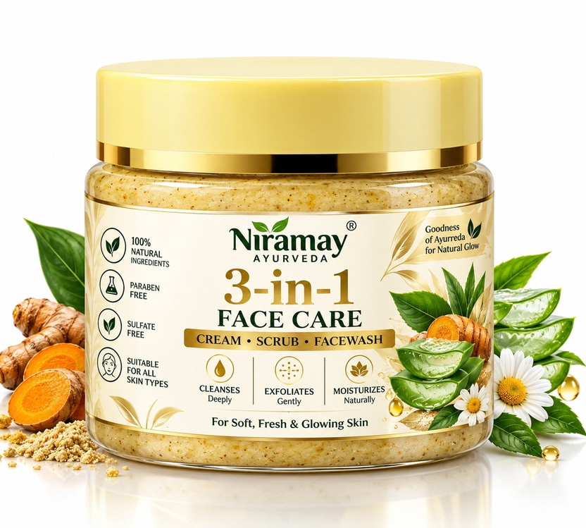 niramay ayurveda clinic 3 in 1 cream(50 g)
