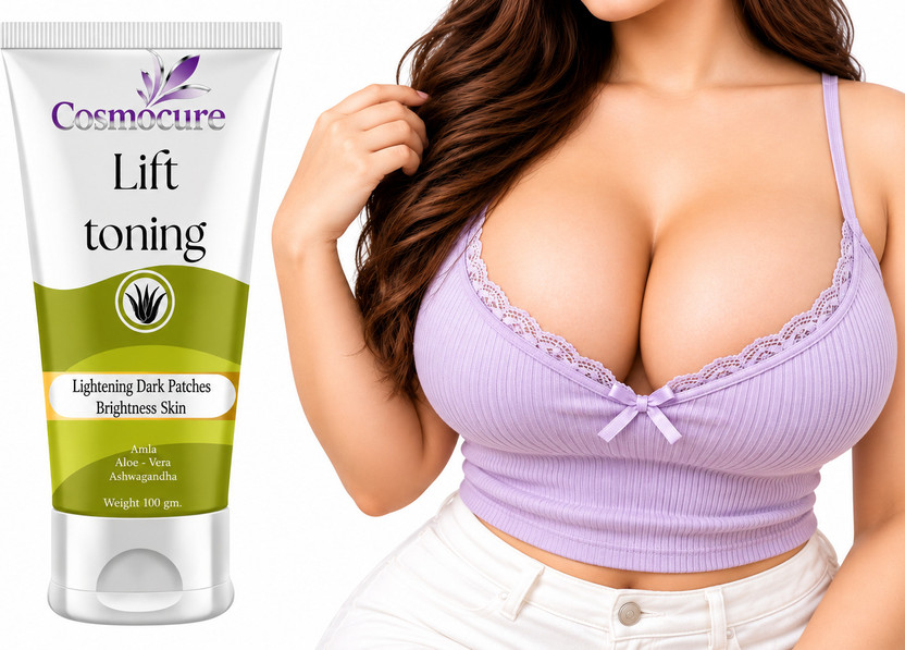 cosmocure Breast Moisturizing and Bust Beauty Care Cream for Women, Natural Skin Nourishment Formula for Daily Personal Skincare, Smooth Texture and Hydrated Skin(100 ml)