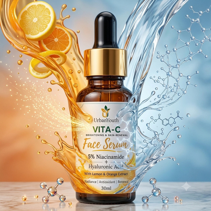 urbanyouth urbanyouth 5%Vitamin C Serum - Face Serum for Women & Men - Brightens & Gives Glow(30 ml) - Flipkart Deal