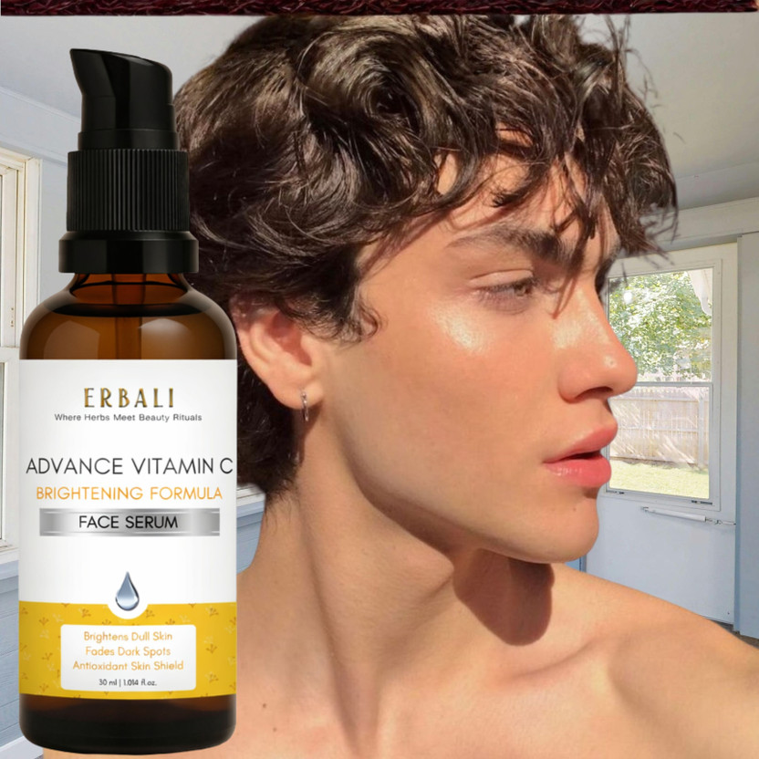Erbali Vitamin C Face Serum for Glowing Skin | Reduces Dark Spots & Pigmentation | For All Skin Types(30 ml)