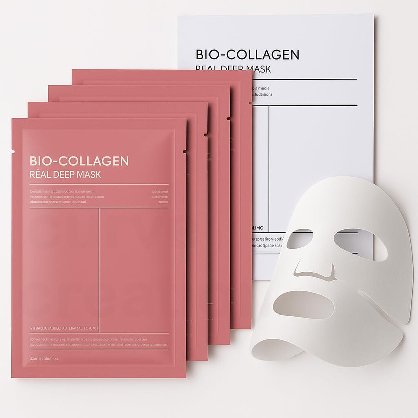 HIYAN'S IMPORT EXPORT Bio Collagen Face Mask With Hydrating Overnight Hydrogel Korean Glass Skin Mask(50 g)
