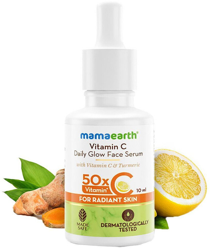 Mamaearth Vitamin C Daily Glow Face Serum & Turmeric for Radiant Skin(10 ml)