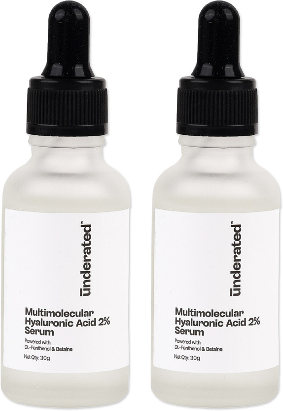 UNDERATED Multimolecular Hyaluronic 2% Acid Face Serum(60 g)