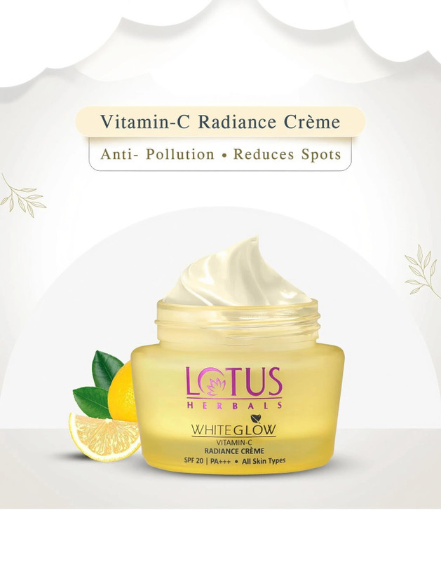 LOTUS HERBALS WhiteGlow Vitamin-C Radiance Creme SPF 20(35 g)