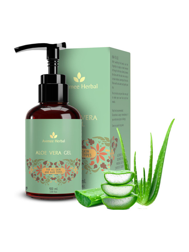 Avimee Herbal Aloe Vera Gel, 99% Pure, For Intense Moisturisation & Acne Free Skin,(100 ml)