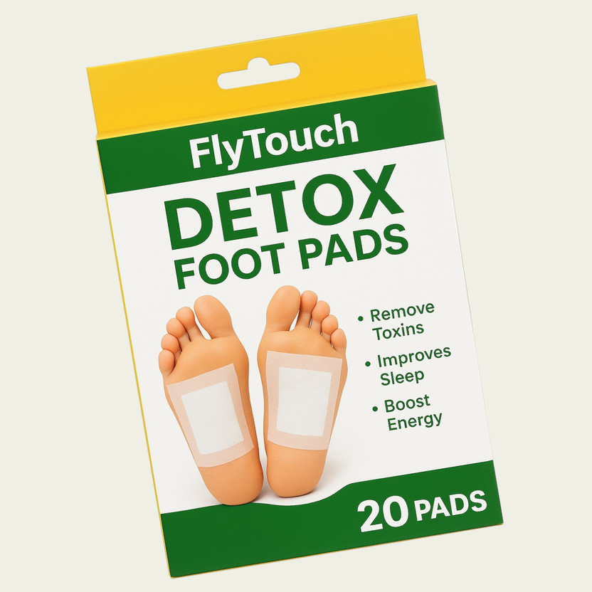 FlyTouch FlyTouch Pack of 20 Herbal Foot Pads for Sleep Support, Stress Relief & Body Comfort Care(120 g) - Flipkart Deal