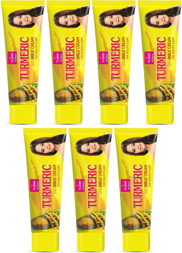VI-JOHN TURMERIC CREAM 50GM PACK OF 7(50 g)