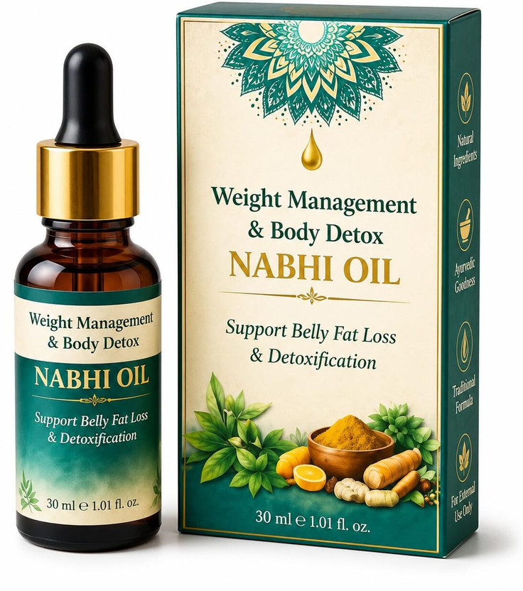 reaxi Nabhi Oil for Weight Management & Body Detox Care Oil for Men & Women(30 ml)
