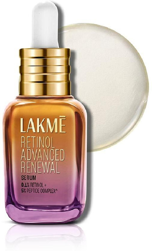 Lakmé Retinol Advanced Renewal Serum 0.1% Retinol + 5% Peptide Complex(15 ml)