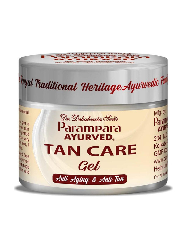 Parampara Ayurved Tan Care Gel Herbal Anti Sun Tan Formula with Kesar Till Olive & Almond Oil(30 g)