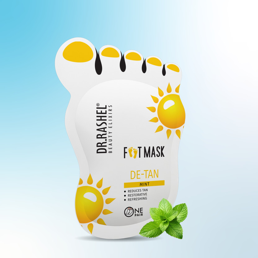DR.RASHEL DR.RASHEL DE-TAN FOOT MASK |EXFOLIATES & HYDRATES FEET |(20 g) - Flipkart Deal