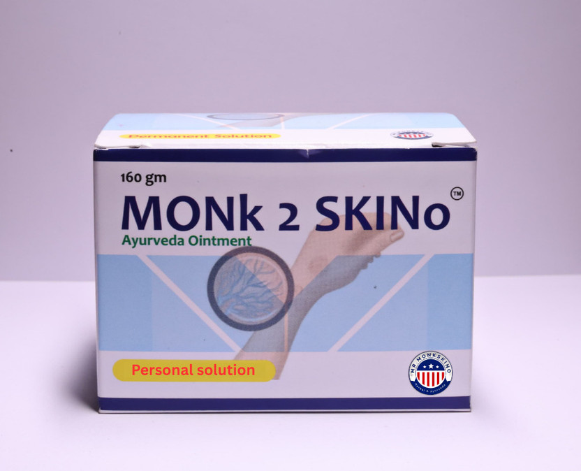 MONk 2 SKINo Monk 2 Skino herbal & Ayurveda balm ( cream) for Ringworm nd skin recovery(160 g)