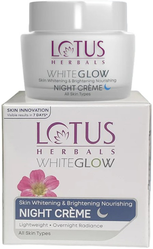 LOTUS HERBALS WhiteGlow Skin Nourishing Night Creme(60 g)