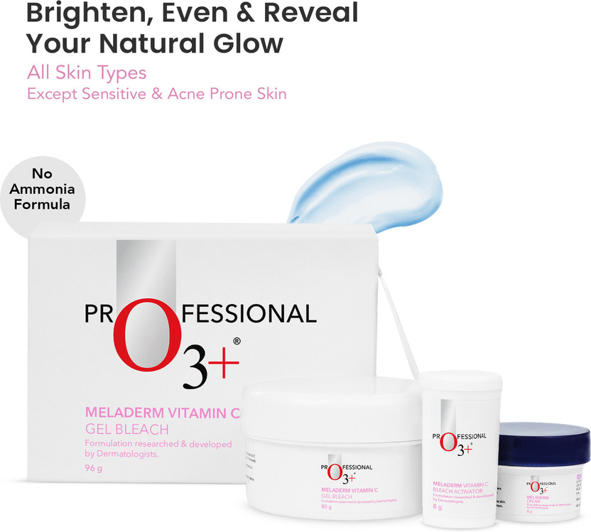O3+ O3+ Meladerm Vitamin C Gel Bleach(96 g) - Flipkart Deal