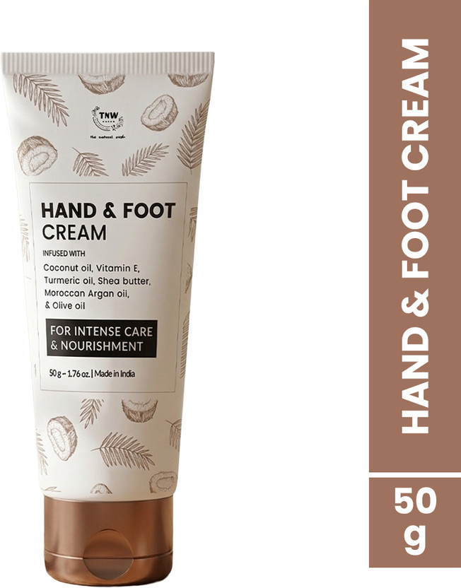 TNW - The Natural Wash Hand & Foot Cream | Vitamin E & Shea Butter | Non-sticky(50 g)