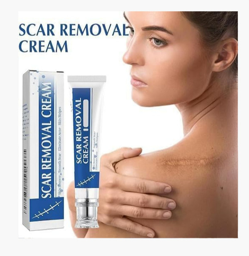 Glanzio Scar Removal Cream & Silicone Gel | Advanced Scar Treatment for, Keloids & Stretch Marks | Scar Repair Cream for Old & New Scars | Scar Gel for Face & Body(20 g)