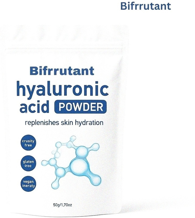 BIFRRUTANT BIFRRUTANT Hyaluronic acid powder moisturizing glow solution for smooth skin(50 g) - Flipkart Deal