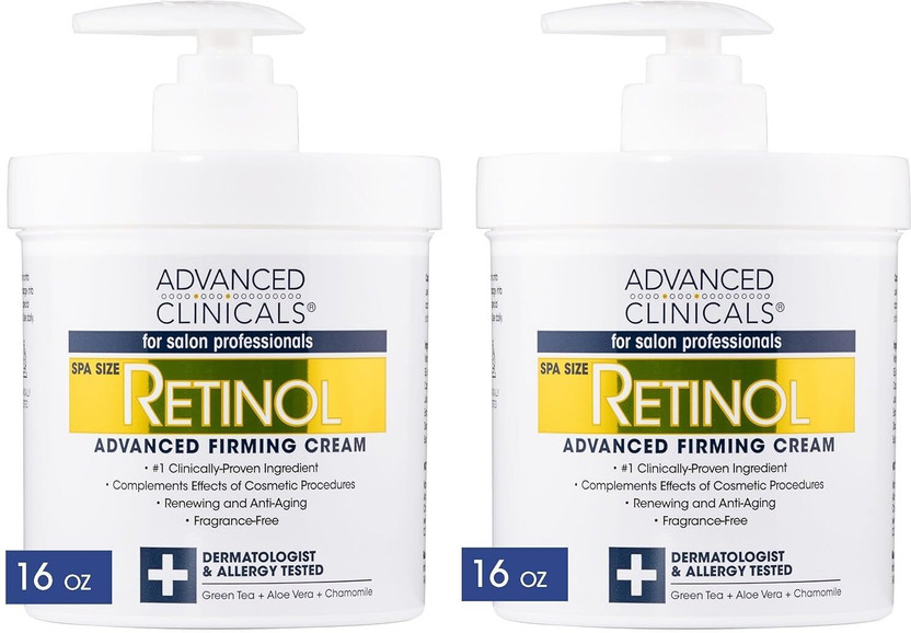 Advanced Advanced Clinicals Spa Size Advanced Firming Retinol Cream - Set of Two(453 g) - Flipkart Deal