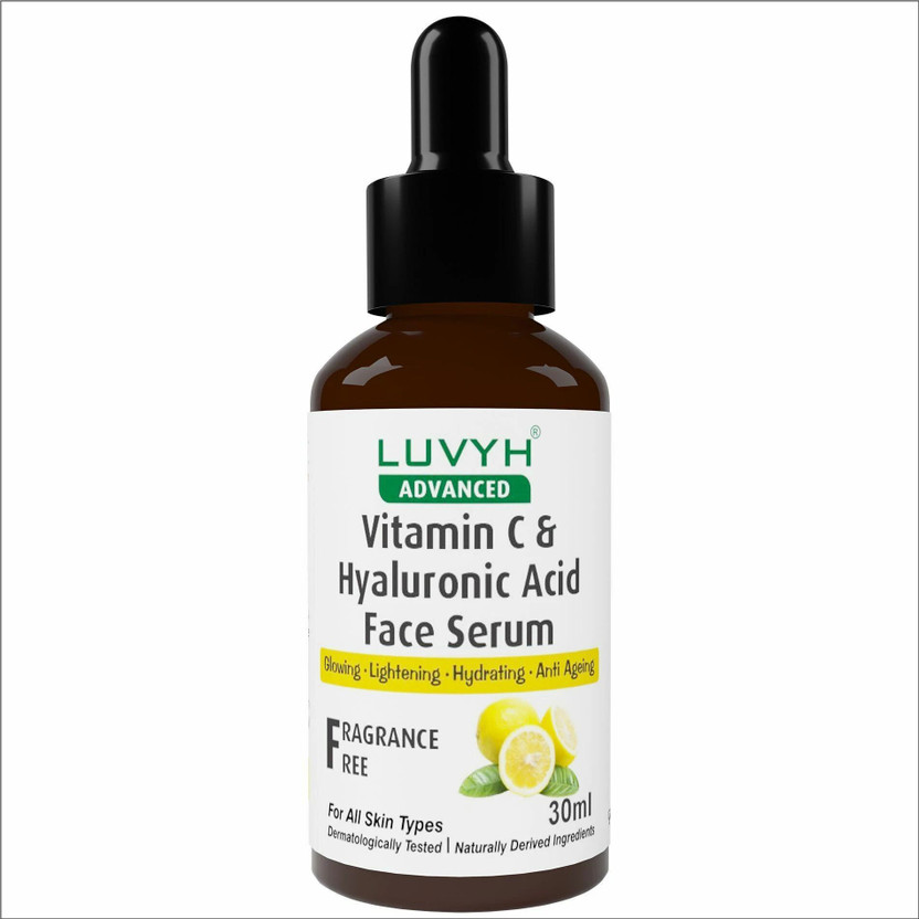 LUVYH Vitamin C & Hyaluronic Acid Serum Brightening Hyperpigmentation Skin Care(30 ml)
