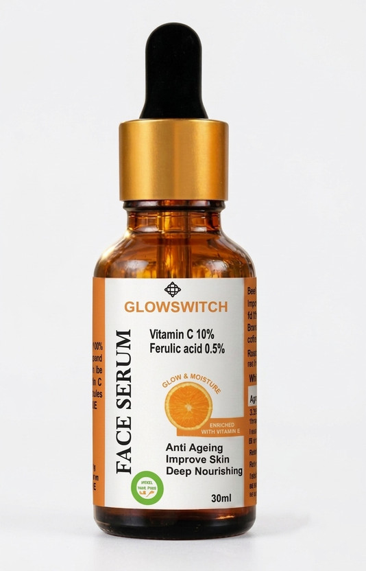 GLOWSWITCH Advanced Vitamin C Serum | Glow-Boosting, Anti-Aging & Skin Repair Formula(30 ml)
