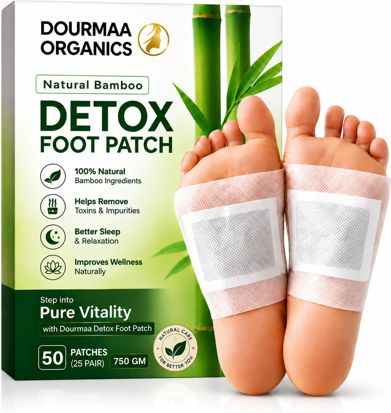 DOURMAA ORGANICS toxin remover, foot patches, detox foot patches, foot pads(750 g)