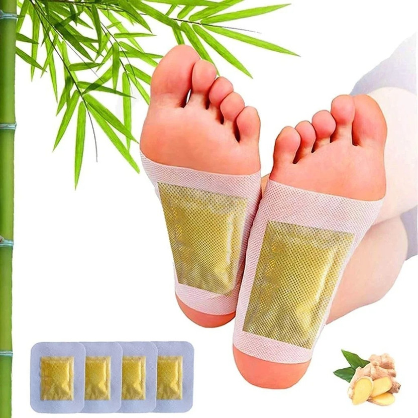 LYNXRAIL Organic Detox Foot Patch Pads with Natural Herbal Ingredients | Helps Weight Loss, Improves Sleeping, Body Detox(67 g)