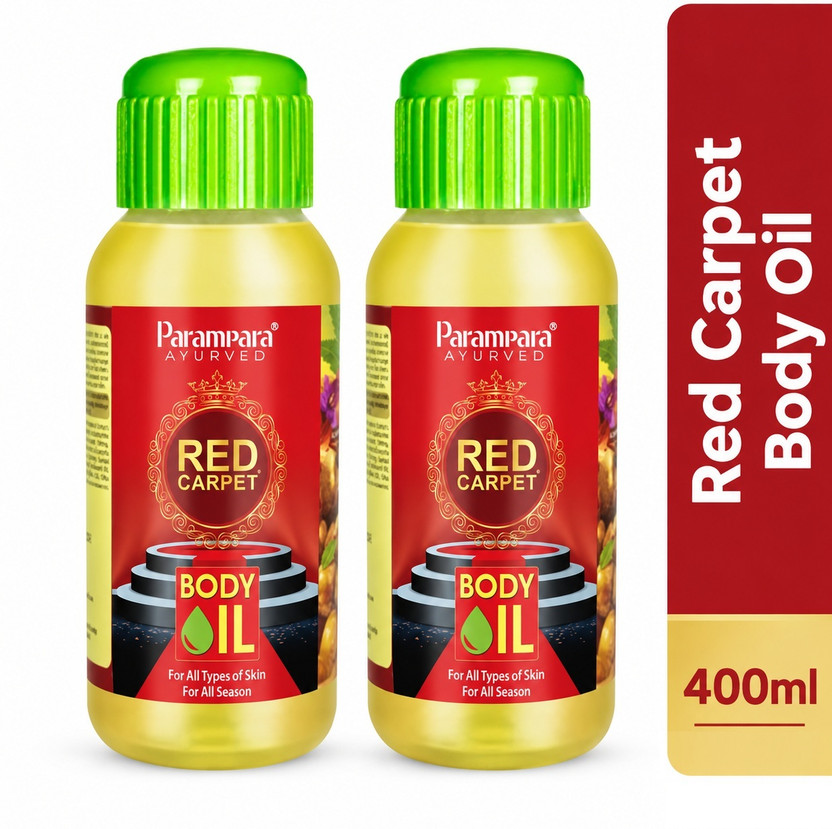 Parampara Ayurved Red Carpet Body Oil(400 ml)