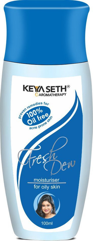 KEYA KEYA SETH AROMATHERAPY Fresh Dew Daily Face Moisturizer Oil Free Quick Absorbing Non-Sticky, Flawless skin Lotion for Oily Skin.(100 ml) - Flipkart Deal