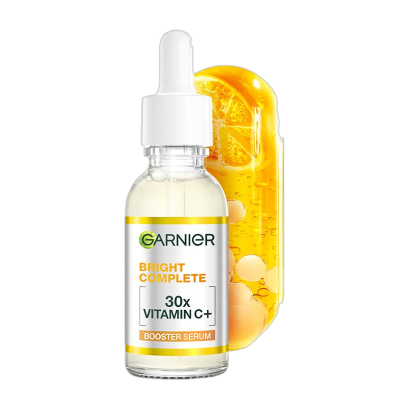GARNIER Vitamin C + Face Serum for Skin Brightening with 2% Niacinamide & 0.5% BHA(50 ml)