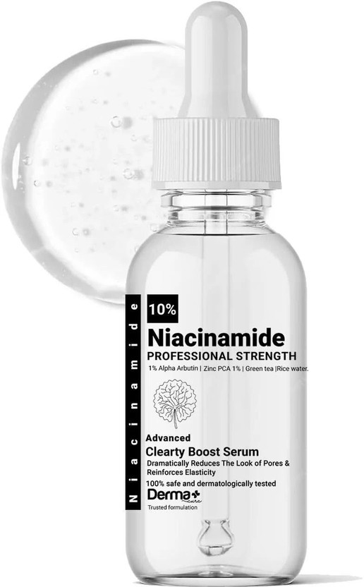 Derma 10% Niacinamide Pore minimizing Serum | Reduce Dulness, blemishes, fast absorbing and perfect hydration | Acne, Acne Marks, Open Pores & Blackheads | All skin Types | 30ml(30 ml)