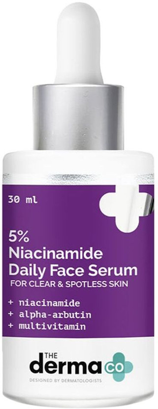 The Derma Co 5% Niacinamide Daily Face Serum with Alpha Arbutin & Multivitamin(30 ml)