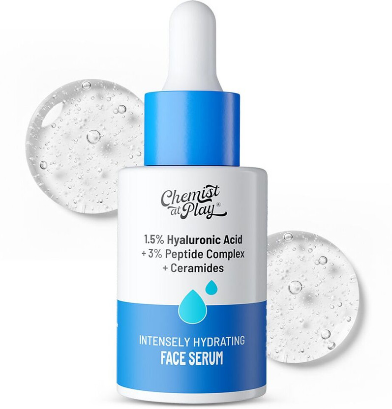 Chemist at Play Hyaluronic Acid Face Serum | Intensely Hydrates | Restores Firm & Plump Skin(30 ml)