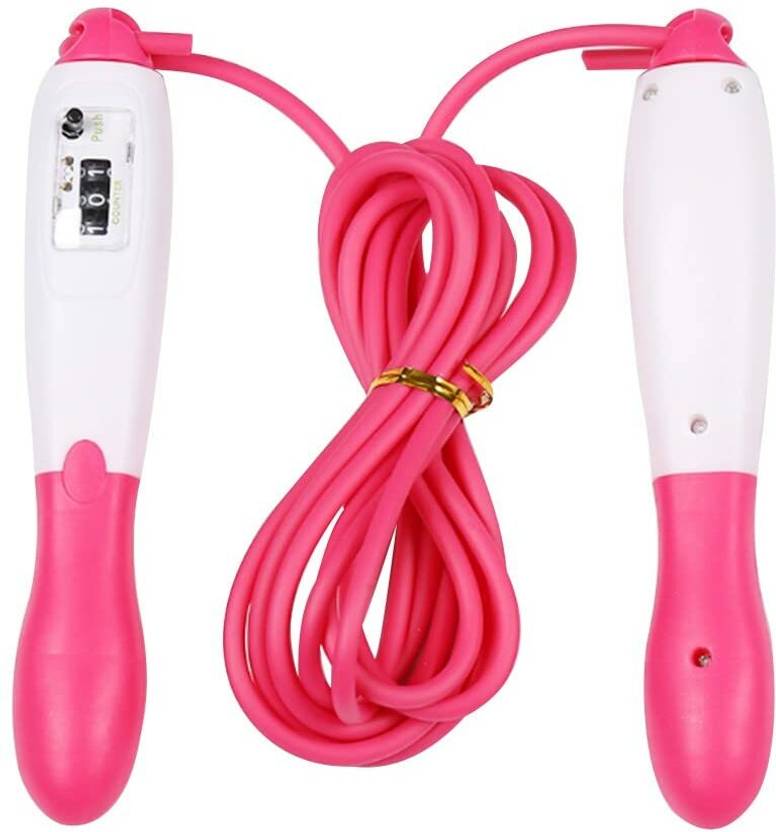 Spocco Skipping Rope Electronic Counting Skip Rope 2.8 Meter Rubber