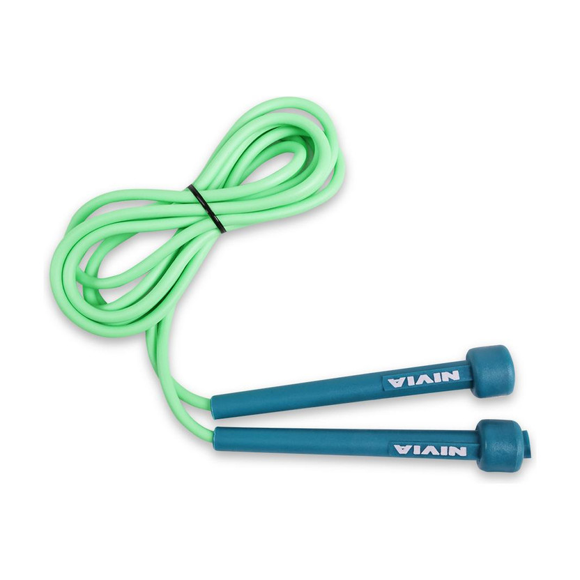 NIVIA Trainer Jump Rope, Fitness and Cardio equipment, For Men and Women Freestyle Skipping Rope(Green, Length: 275 cm)