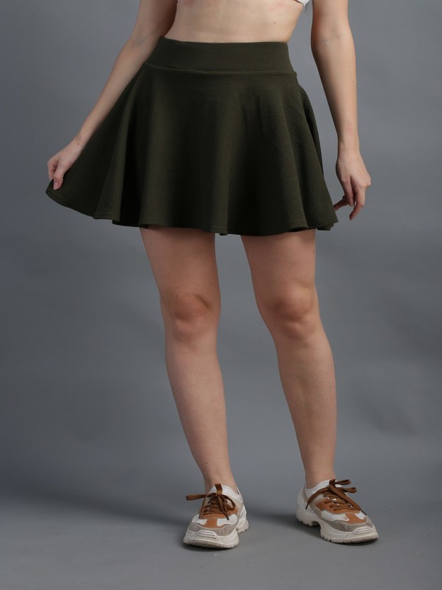 dark green tennis skirt