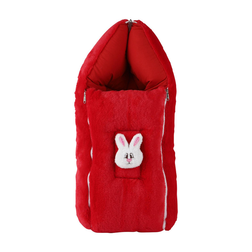 VoiDrop Baby Carrying & Sleeping Bag, Bedding For Babies 0-6 Months 3 in 1 Bed Solid(Fabric, Red)
