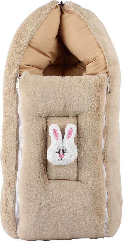 VoiDrop Baby Carrying & Sleeping Bag, Bedding For Babies 0-6 Months 3 in 1 Bed Solid(Fabric, Camel)