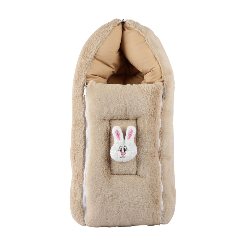 VoiDrop Baby Carrying & Sleeping Bag, Bedding For Babies 0-6 Months 3 in 1 Bed Solid(Fabric, Camel)
